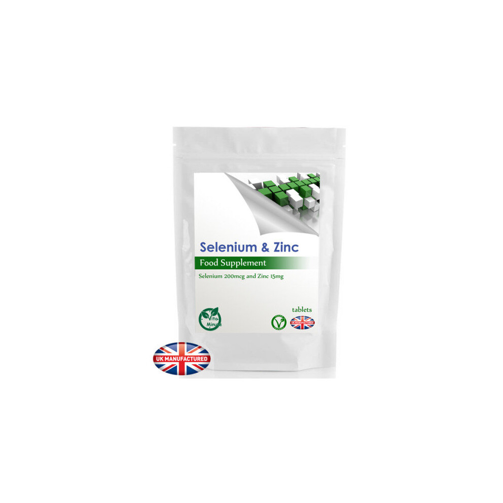 Vitaminute 180 X Zinc 15Mg And Selenium 200Mcg Tablets, Fertility, Thyroid Uk(V)