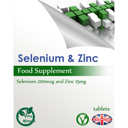 Essential Zinc 15mg and Selenium 200mcg (100 Tablets) Nails, Thyroid 2