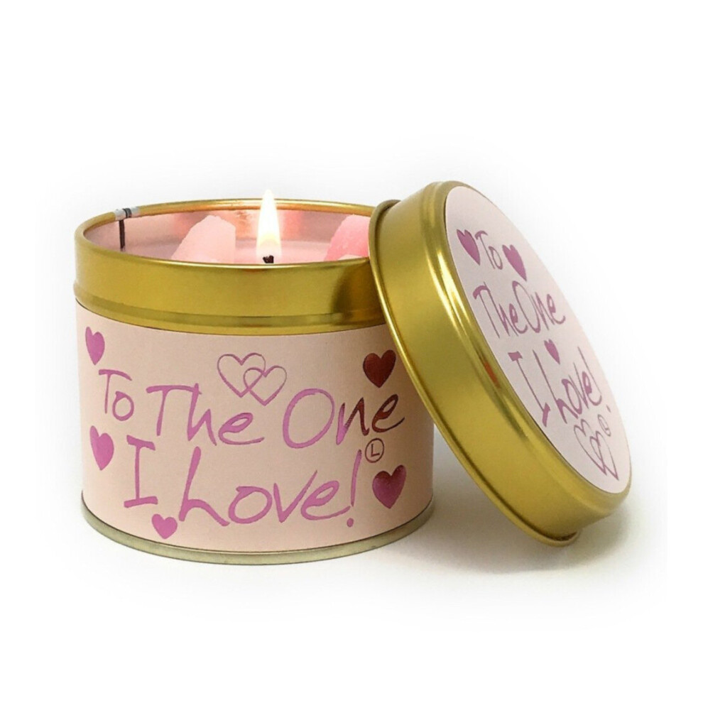 Lily Flame To the one I Love Scented Tin Candle-image-OPC-P95DMCT-NEW