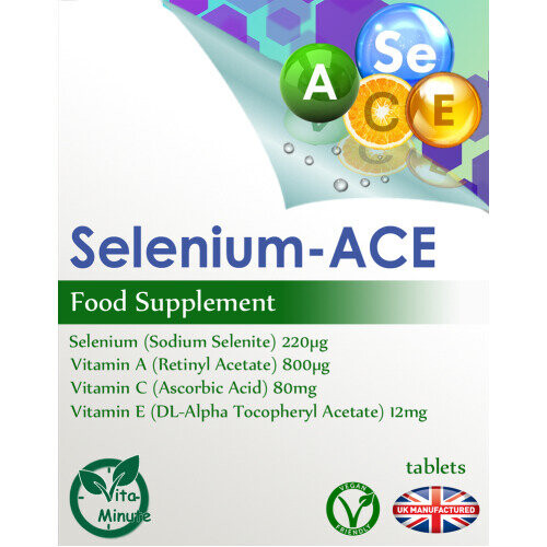 100 Tablets x Selenium ACE | Fertility, Thyroid, Immune Health UK (V) 2