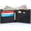 Slim Real Leather Mens RFID Blocking Wallet Credit Card Holder (Black) 4
