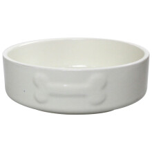 Mason Cash 15cm Cream Stoneware Dog Puppy Food Water Dish Bowl Pet Feeding Plate