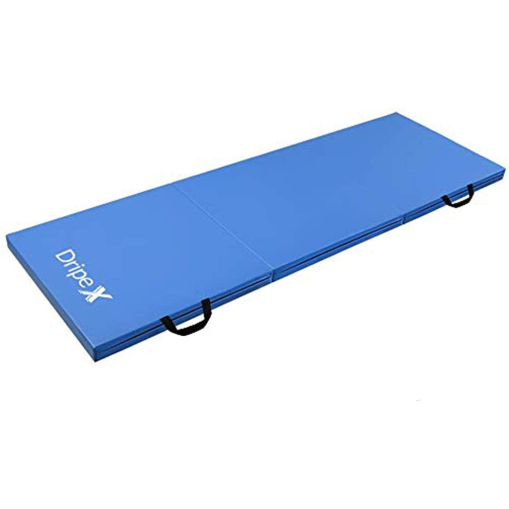 Dripex Folding Gymnastics Exercise Mat with Carry Strap