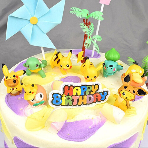 8kpl Pokemon Figures Pikachu Charmander Jigglypuff Squirtle Anime Figures Model 2