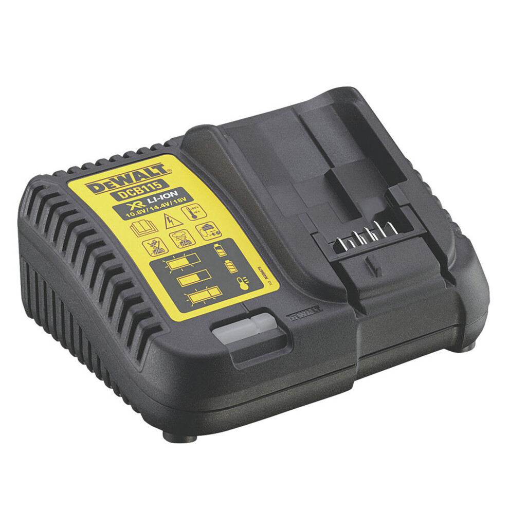 DeWalt Multi- Voltage Charger DCB115 10.8-18V Li-Ion