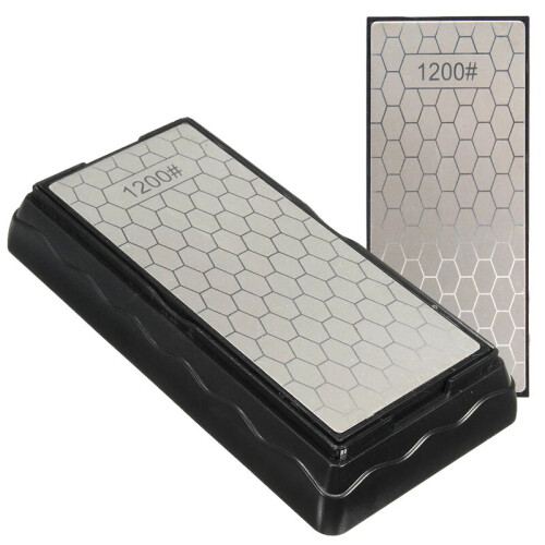 Double-Side base Diamond Sharpening Stone Whetstone Knife Kitchen Grit Chef Knife Grinding 400/ 2
