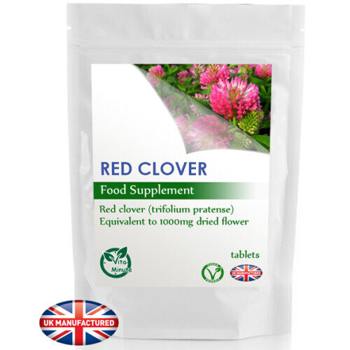 Red Clover High Strength 1000mg - 120 Tablets, Hot Flushes, Menopause