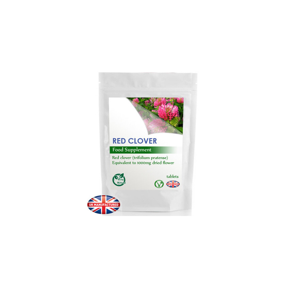Vitaminute Red Clover High Strength 1000Mg - 120 Tablets, Hot Flushes, Menopause