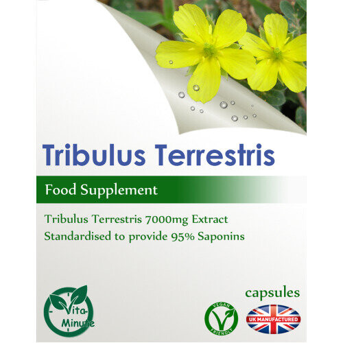 Organic Tribulus Terrestris - 100 Capsules 7000mg, Boost Libido, UK 2