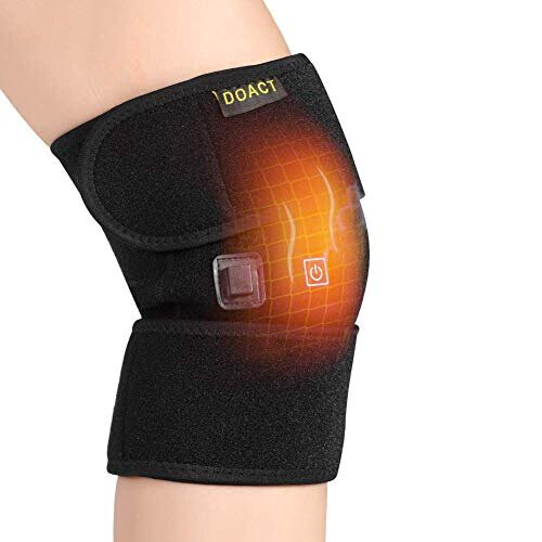 DOACT Heated Knee Pad, USB Knee Support Brace for Arthritis, Electric Wrap  Thermal Therapy to Warm Joint Stiff, Muscles, Strains, Fits Knee Calf on  OnBuy