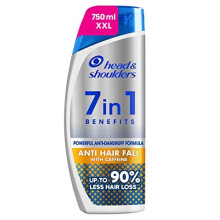Head & Shoulders Anti-Dandruff Shampoo, Caffeine Shampoo With 7-In-1 Benefits, Anti Hair Loss Shampoo For Men & Women, SAVINGS PACK, Powerful Ant