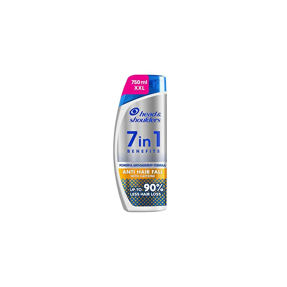 Head & Shoulders Anti-Dandruff Shampoo, Caffeine Shampoo With 7-In-1 Benefits, Anti Hair Loss Shampoo For Men & Women, SAVINGS PACK, Powerful Ant