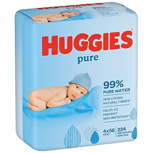 Huggies Huggies Pure Wipes Quad, 4 each 1