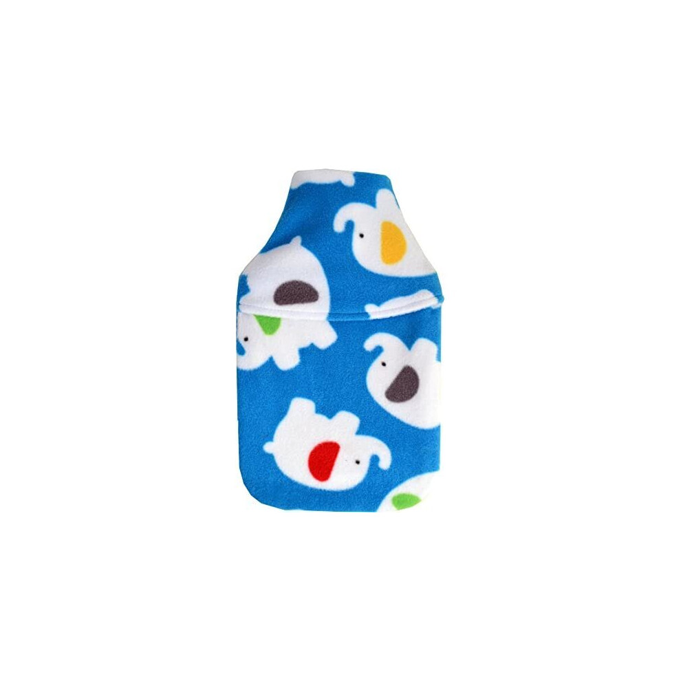 Vagabond Bags 2 Litre Elephant Hot Water Bottle And Cover, Blue
