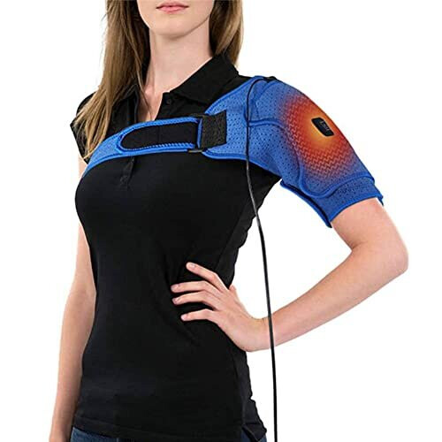 Heated Shoulder Support Brace, Shoulder Heating Pad with Adjustable Strap,  USB Electric Arm Wrap Brace for Rotator Cuff, Frozen AC Joint, Disloca on  OnBuy