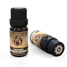 Sandalwood Essential Oil, Certified Organic, 100% Pure, Aromatherapy Oil, Massage, Diffusers & Bath - 10ml, Free E-Book Included (Santalum Album)