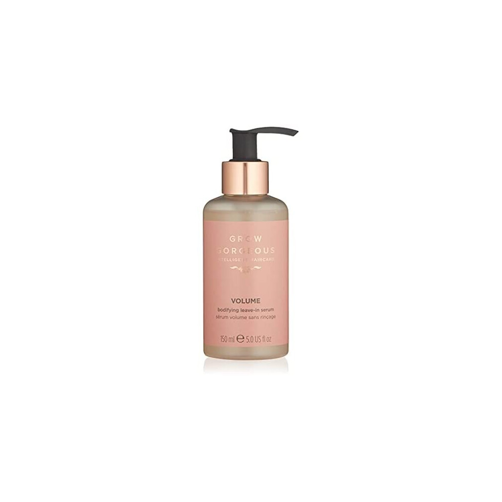 Grow Gorgeous Light Volume Bodifying Leave-In Serum 150Ml Â Air-, Volumizing With Pea Peptides & Rice Protein