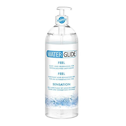 Waterglide Feel lubricant | Long-lasting water-based effect | Natural feeling | 1000 ml