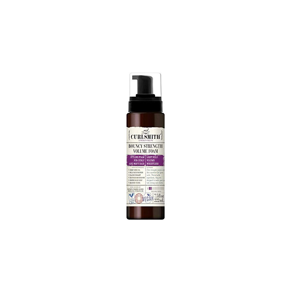 Photos - Hair Styling Product Curlsmith Bouncy Strength Volume Foam, 222ml