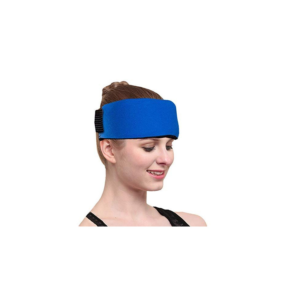 World-Bio Gel Ice Pack Wrap For Hot Cold Compress Pack For Headaches, Migraines, Sprains, Bruises, Tendonitis, Joint Pain And More - Cold Ice Pack For Head