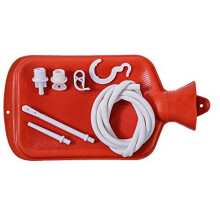 Kit di combinazione di bottiglie di bottiglia per acqua calda per idiota / clistere in gomma per uomini e donne kit di colon riutilizzabile utilizzat