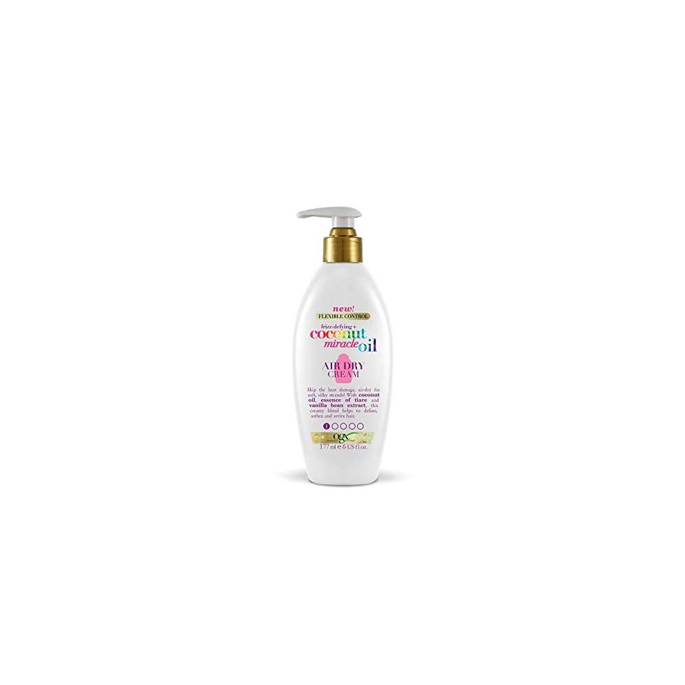 OGX Coconut Miracle Oil Leave Air-Dry Hair Cream, 177ml