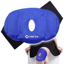 World-Bio Ice Pack for Knee - Reusable Hot Cold Gel Pack for Knee Replacement Surgery, Fast Pain Relief for Swelling, Sports Injury, Bursitis, Ar