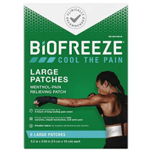 Biofreeze Pain Relief Patch, Large, 5 Patches
