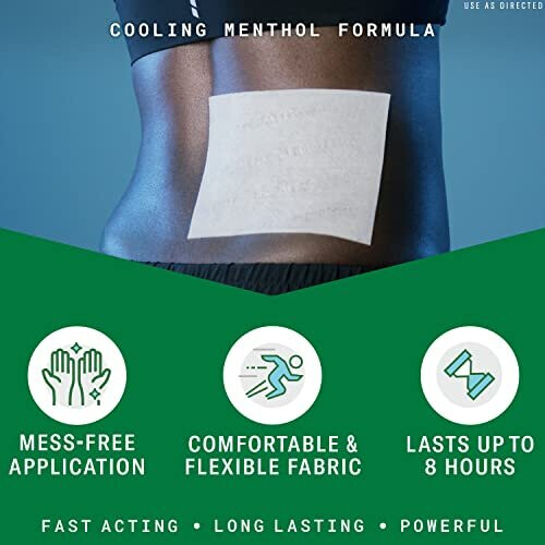 Biofreeze Pain Relief Patch, Large, 5 Patches 2