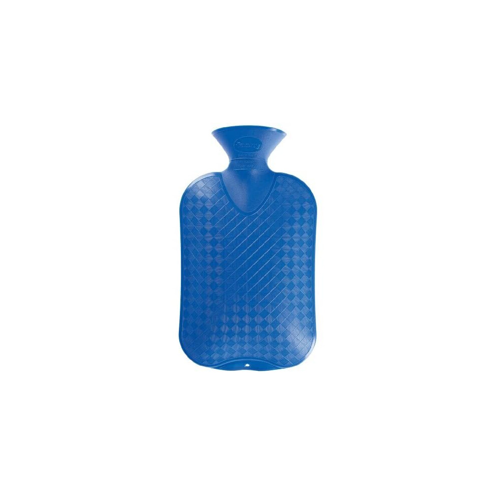 Fashy Grey Plain Hot Water Bottle 2.0L, Assorted Colours