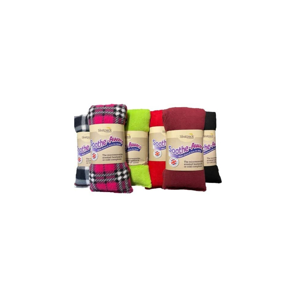 Chillfactor Microwave Heat Pack Wheat And Lavender Filled Pad Soft Fleece, Random Colour, Large