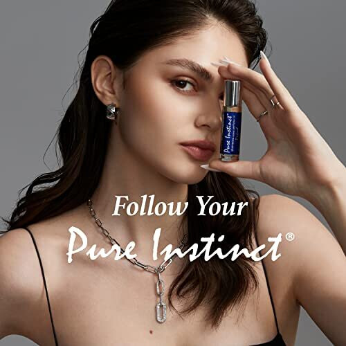 Pure Instinct Roll-On - Das Original Pheromon-Infused Ölparfüm - TSA-freundlich (Unisex) 1