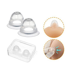 Nipple Protector, Nipple Corrector for Inverted, Flat and Shy Nipples, Nipple Shield, Nipple Suckers Pullers Can be Used for Breastfeeding or Wom