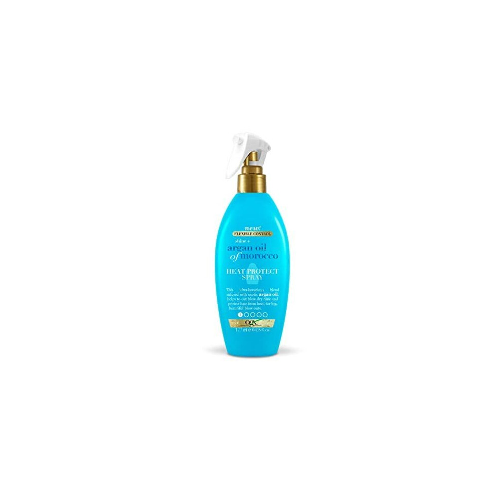 OGX Argan Oil Of Morocco Heat Protect Hair Spray, 177ml