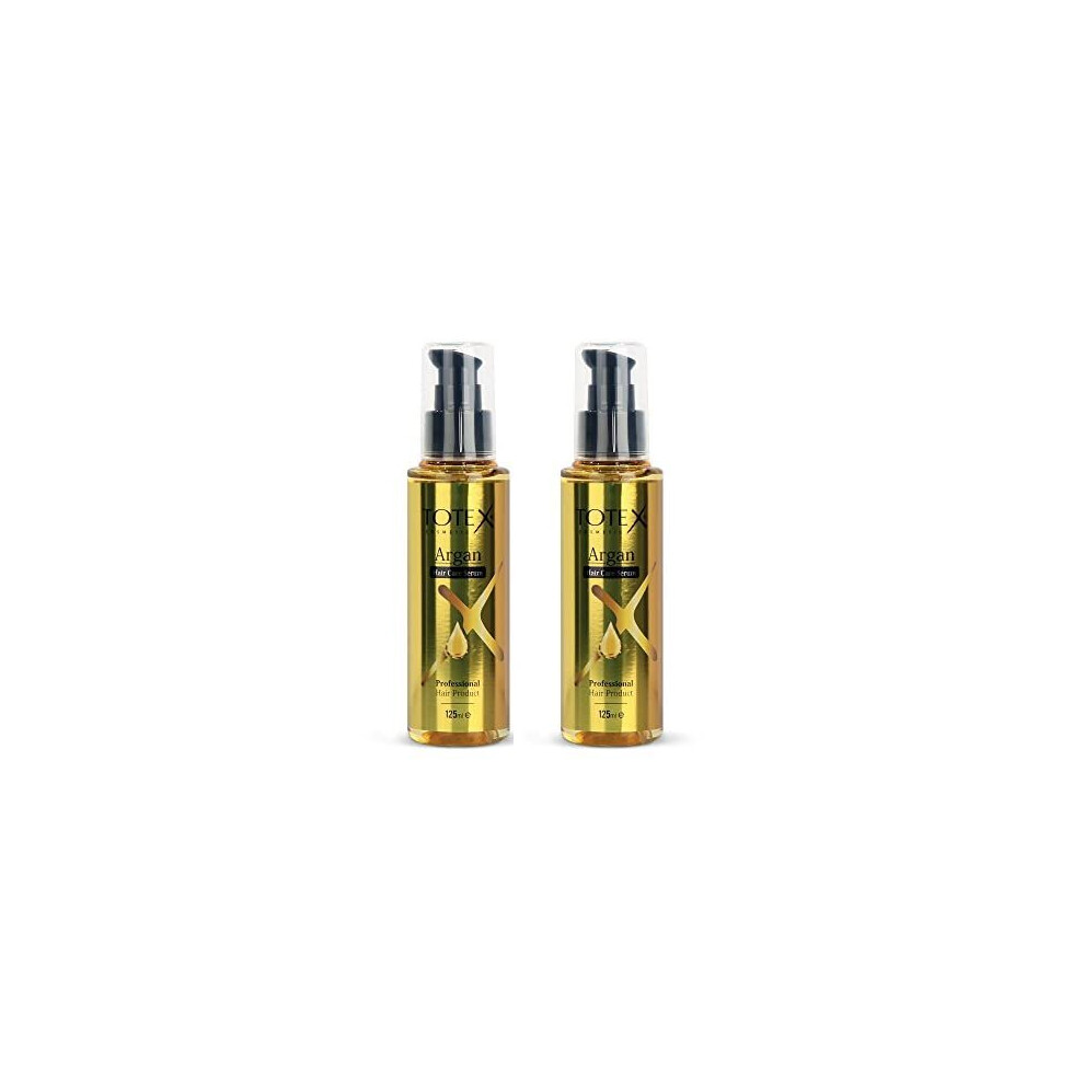 Totex Argan Oil 125Ml Hair Care Serum (2 Pcs Offer)