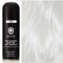 Grey - Hair thickening Spray by Mane UK - for Hair Loss and Thinning Hair and to conceal roots