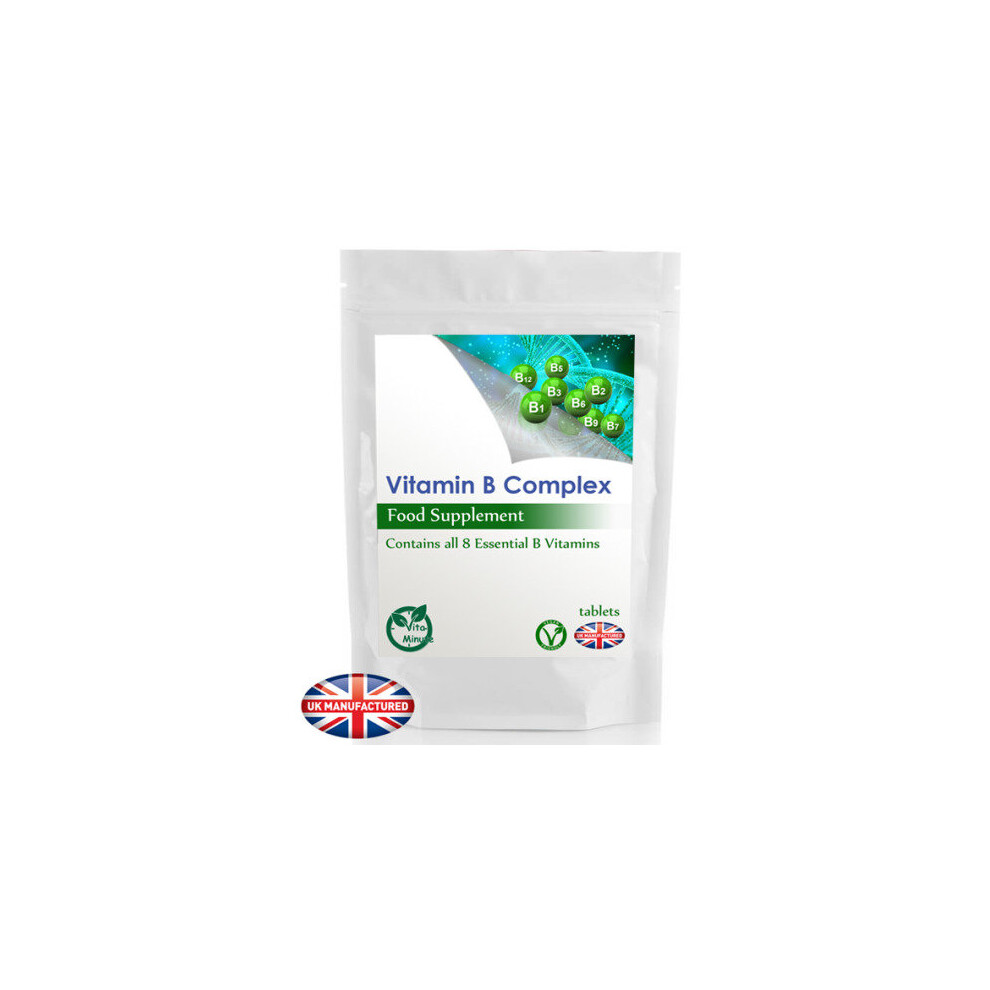Vitaminute 180 X Vitamin B Complex Tablets (V) All Essential B Vitamins, Uk