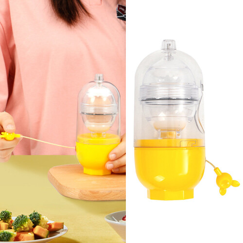 Portable Egg Cooker Tool Hand Powered Golden Egg Maker Egg Yolk White Mixer