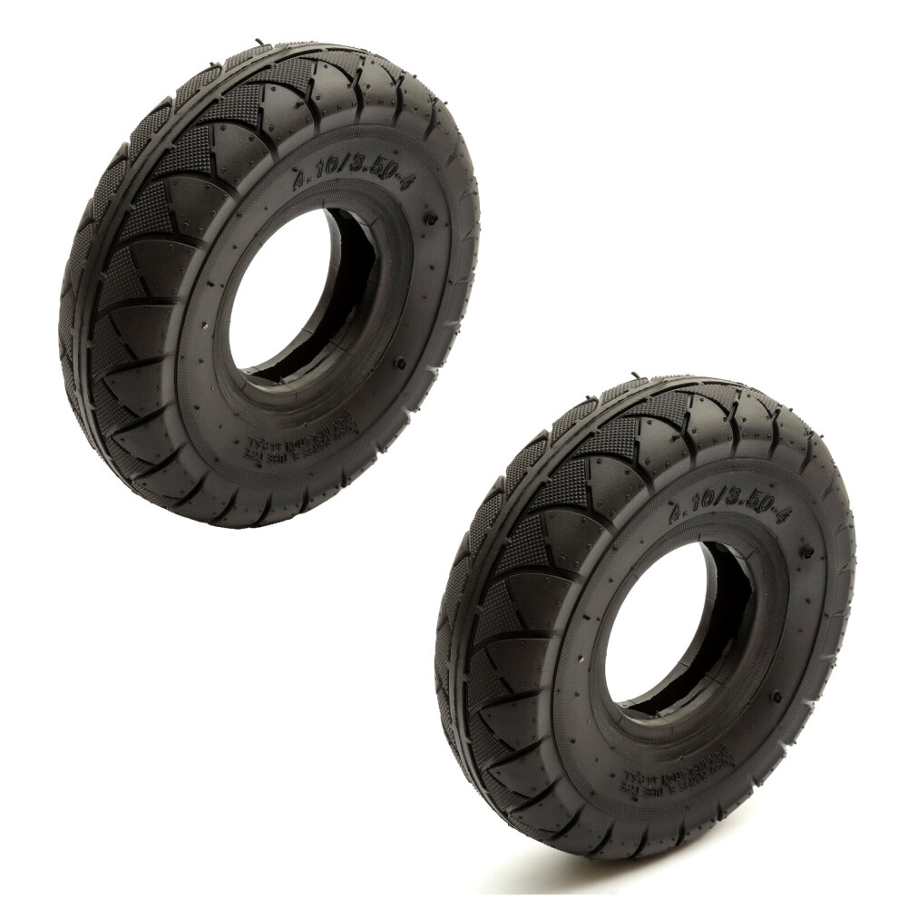 2 Petrolscooter Tyre 410/350-4 4.10/3.50-4 410-4 350-4 350X4 410X4 4'' 4 Inch 5055583096181
