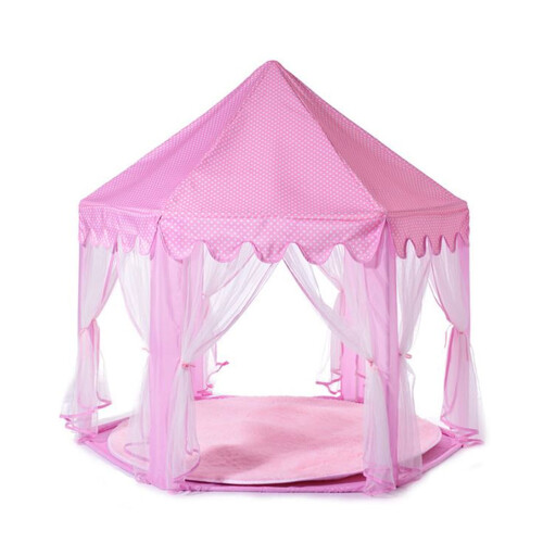 (Pink ) Childrens Kids Baby Pop Up Play Tent Fairy Girls Boys Playhouse Indoor Outdoor