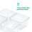 LIVIVO (4PCS SMALL) LIVIVO Drawer Storage Organiser 6