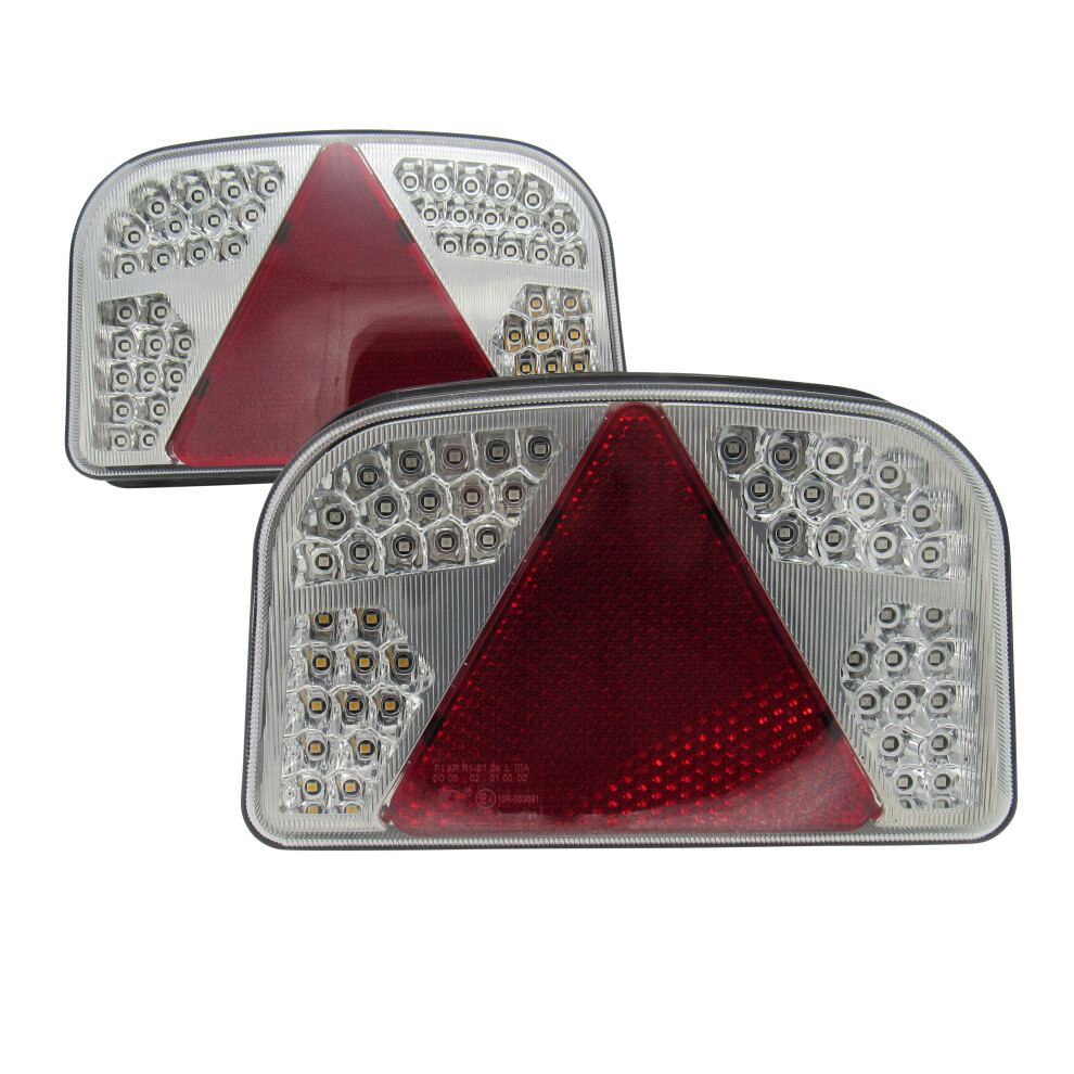Led Rear Trailer Lights X2 (Tail Towing Lamps Caravan Signal Reverse) 600988540927