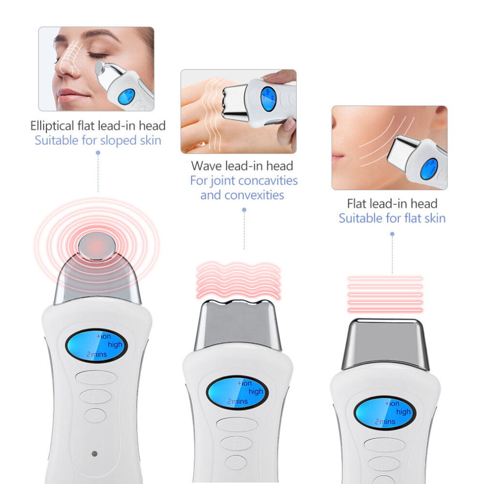 Lemon Tea7186 Black (No Box) Microcurrent Stimulator Galvanic Spa Tightening Face Lift