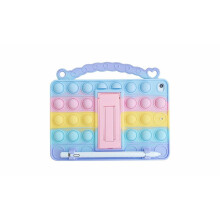 (20 iPad 10.2in) Push Pop Rainbow Tablet Case