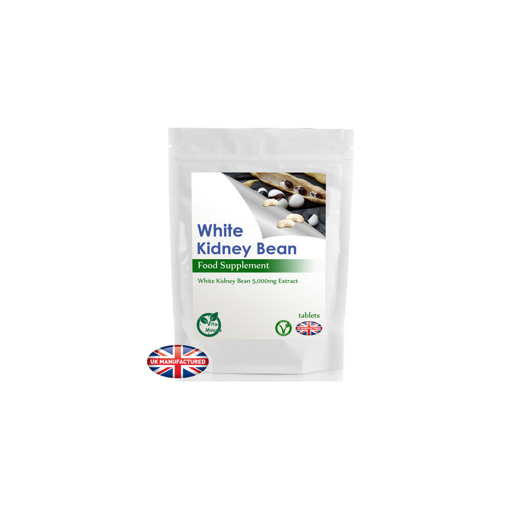 Strong White Kidney Bean | 120 x 5000mg Tablets (V) Carb Blocker, UK