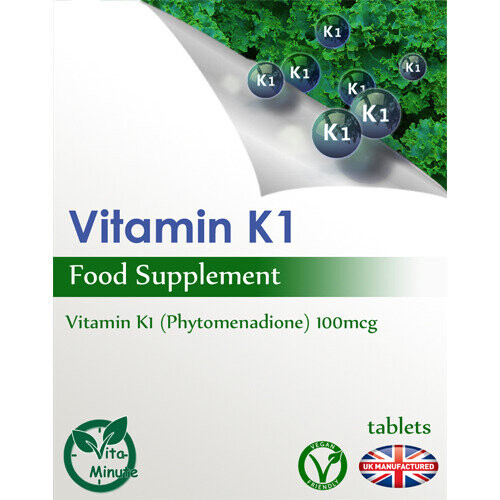 60 x 100mcg Tablets Vitamin K1 (Phytomenadione) Bleeding problems (V) 2