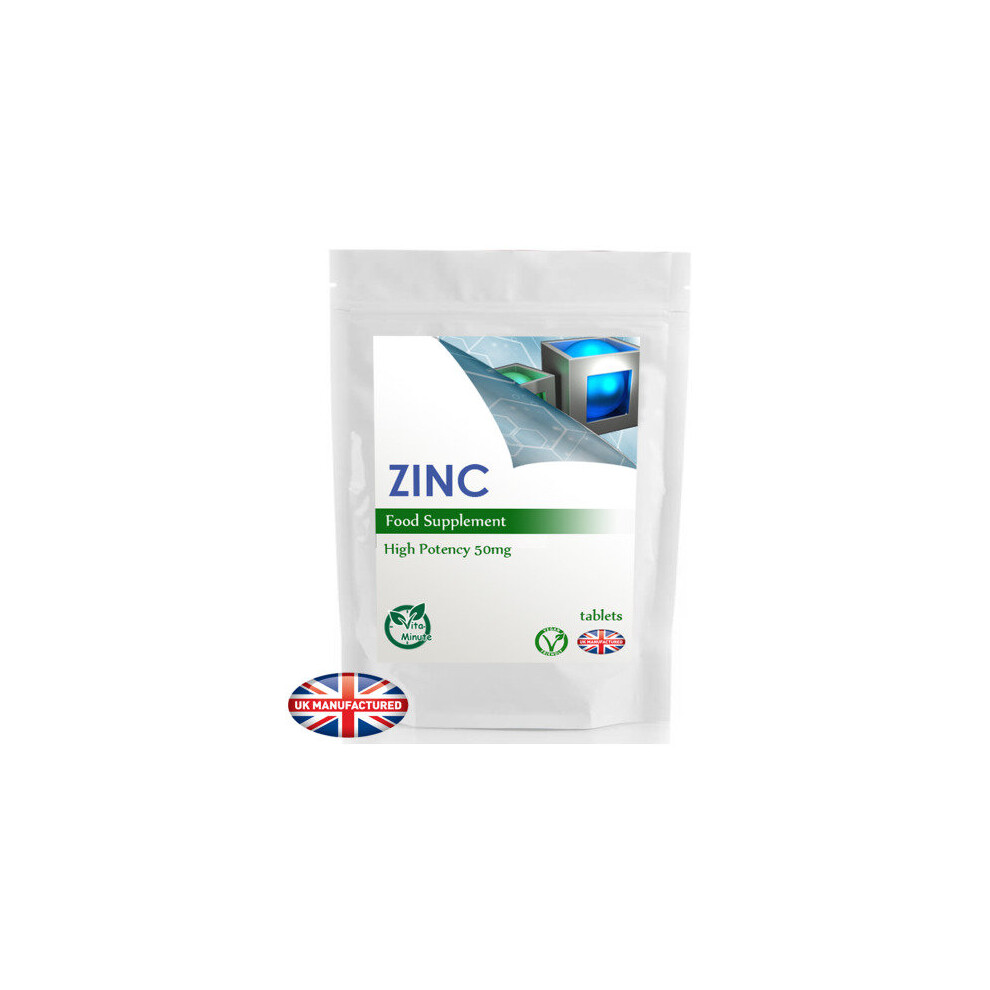 Vitaminute Zinc 15Mg (100 Tablets) Immune System, Hair, Nail, Skin Support, Uk