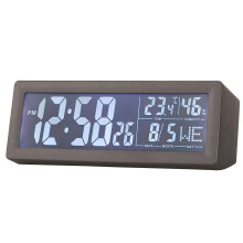 Acctim Karminski Digital Multi Function Alarm Clock in Grey