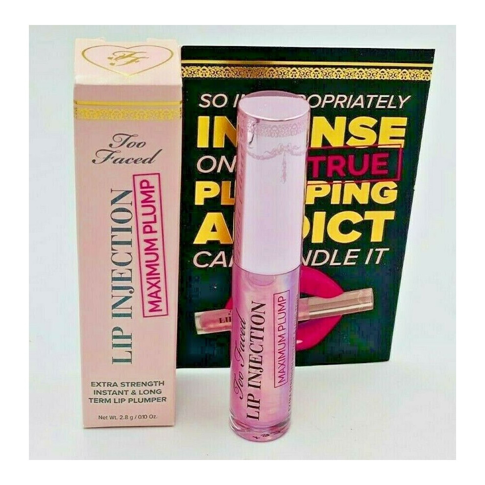 TOO FACED  INTENSE MAXIMUM PLUMP LIP INECTION 2.8 GRAMS - BOXED