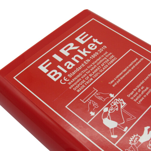 Fire Retardant Safety Blanket 1.2M x 1.2M (Quick Release Fireproof) 1